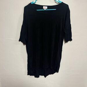 LulaRoe Black High Low Shirt